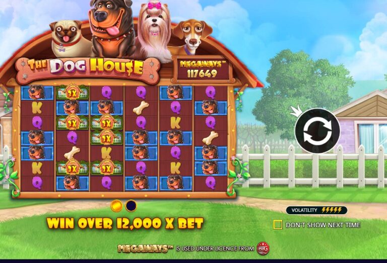 Screenshot 1 van The Dog House Megaways
